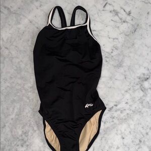 Classic Black Women's One-Piece Swimsuit